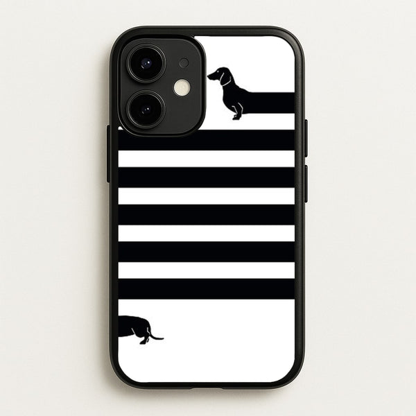Dachshund Wrapped  -  Phone Case for iPhone 12 Mini