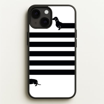 Dachshund Wrapped  -  Phone Case for iPhone 13 Mini