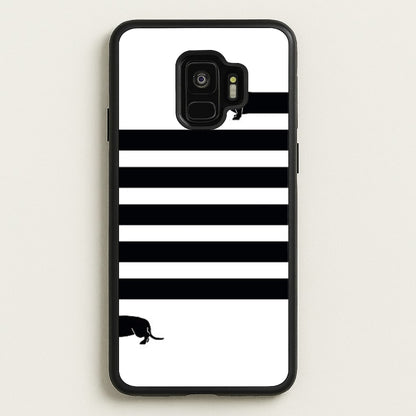 Dachshund Wrapped  -  Phone Case for Galaxy S9