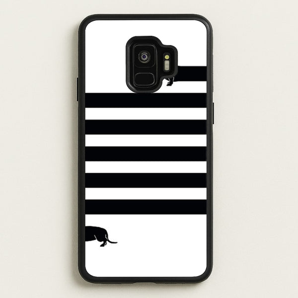Dachshund Wrapped  -  Phone Case for Galaxy S9