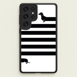 Dachshund Wrapped  -  Phone Case for Galaxy S22 Ultra