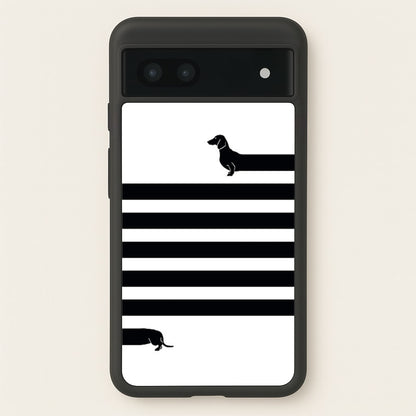 Dachshund Wrapped  -  Phone Case for Google Pixel 7a