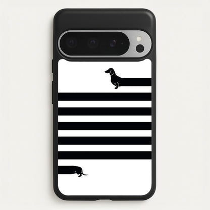 Dachshund Wrapped  -  Phone Case for Google Pixel 9 Pro XL