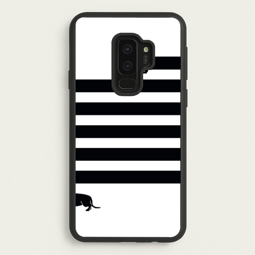 Dachshund Wrapped  -  Phone Case for Galaxy S9 Plus