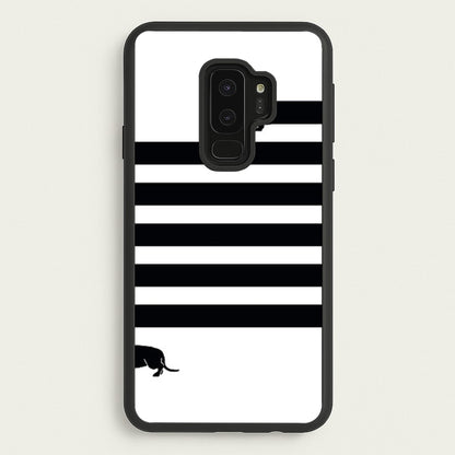 Dachshund Wrapped  -  Phone Case for Galaxy S9 Plus