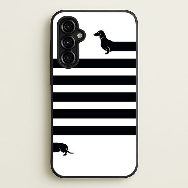 Dachshund Wrapped  -  Phone Case for Galaxy A54