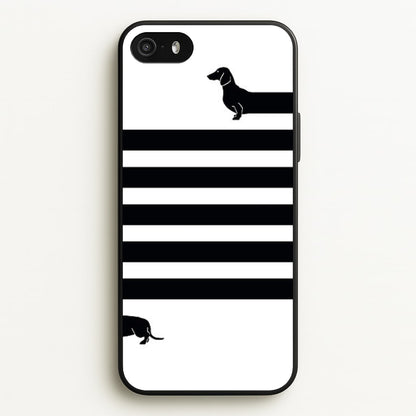Dachshund Wrapped  -  Phone Case for iPhone 5 / 5s / SE 2016