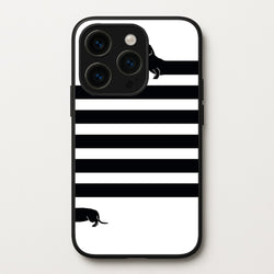 Dachshund Wrapped  -  Phone Case for iPhone 14 Pro Max