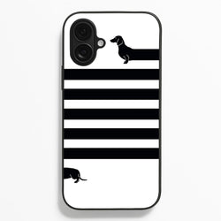 Dachshund Wrapped  -  Phone Case for iPhone 16 Plus