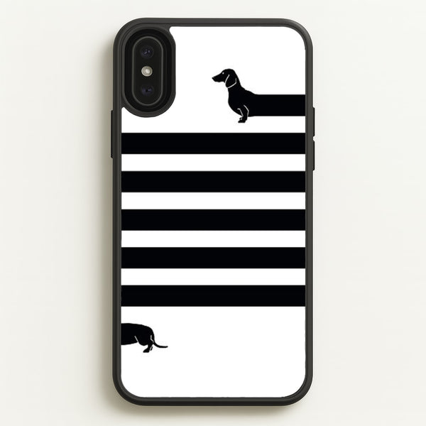 Dachshund Wrapped  -  Phone Case for iPhone XS Max