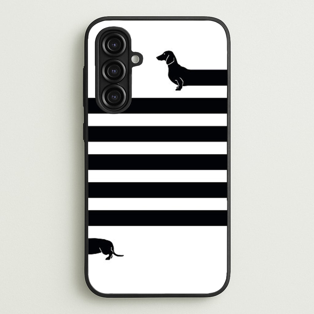 Dachshund Wrapped  -  Phone Case for Galaxy A16