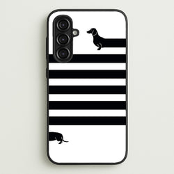Dachshund Wrapped  -  Phone Case for Galaxy A16