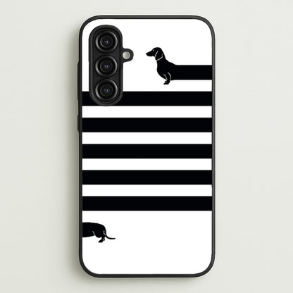Dachshund Wrapped  -  Phone Case for Galaxy A16