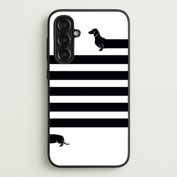 Dachshund Wrapped  -  Phone Case for Galaxy A16