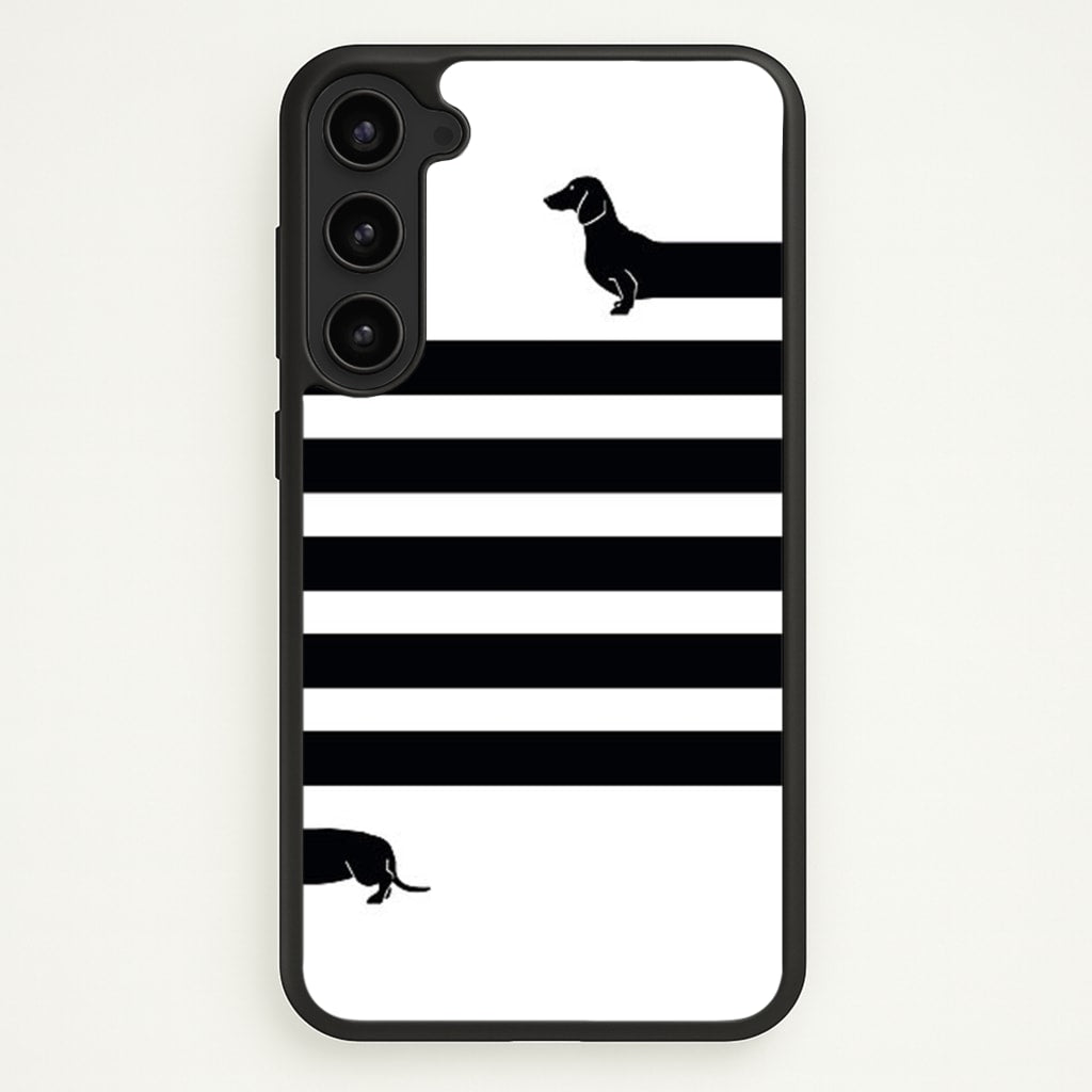 Dachshund Wrapped  -  Phone Case for Galaxy S23 Plus