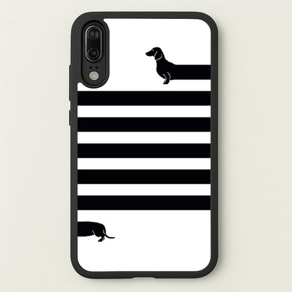 Dachshund Wrapped  -  Phone Case for Huawei P20