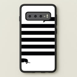 Dachshund Wrapped  -  Phone Case for Galaxy S10 Plus