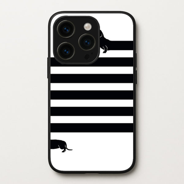 Dachshund Wrapped  -  Phone Case for iPhone 14 Pro