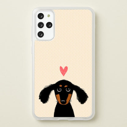 Dachshund Puppy Love  -  Phone Case for Galaxy S20 Plus