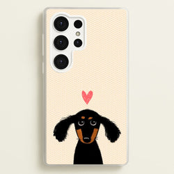 Dachshund Puppy Love  -  Phone Case for Galaxy S25 Ultra