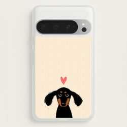 Dachshund Puppy Love  -  Phone Case for Google Pixel 9 Pro XL