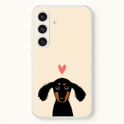 Dachshund Puppy Love  -  Phone Case for Galaxy S24 Plus