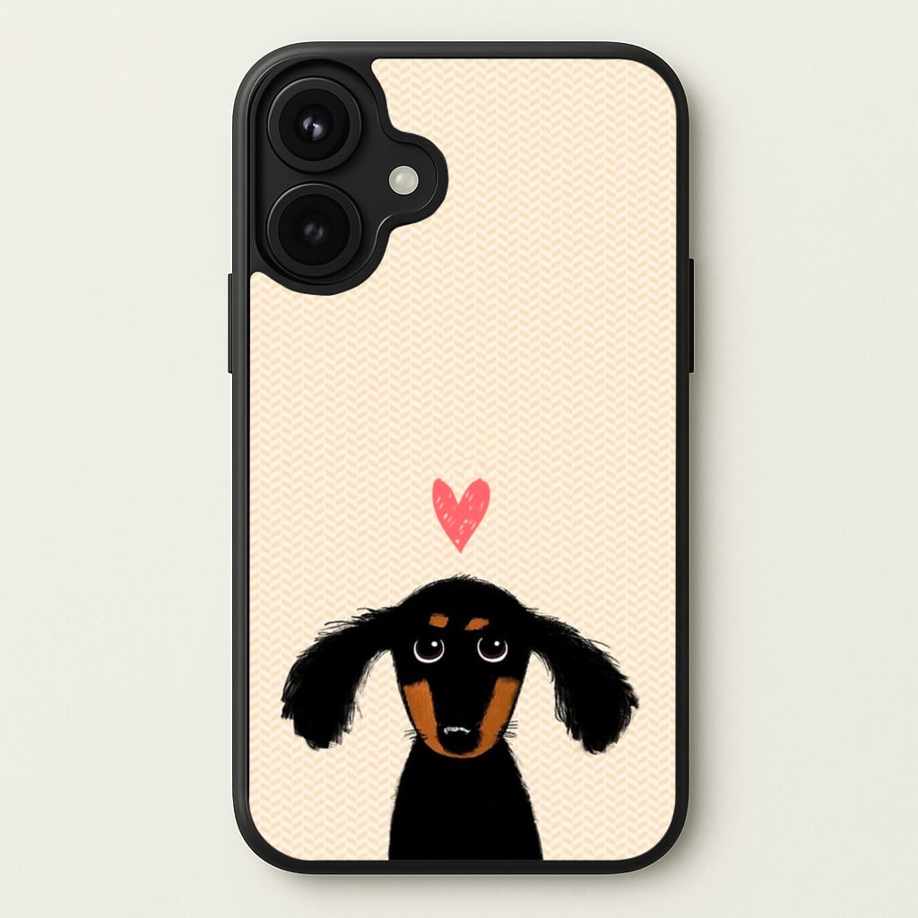 Dachshund Puppy Love Phone Case for iPhone 17