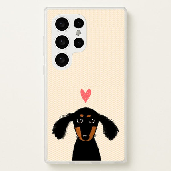 Dachshund Puppy Love  -  Phone Case for Galaxy S24 Ultra