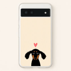Dachshund Puppy Love  -  Phone Case for Google Pixel 7a