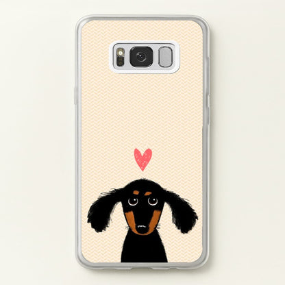 Dachshund Puppy Love  -  Phone Case for Galaxy S8 Plus