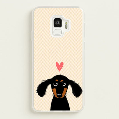 Dachshund Puppy Love  -  Phone Case for Galaxy S9