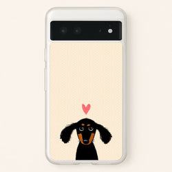Dachshund Puppy Love  -  Phone Case for Google Pixel 6