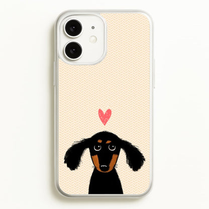 Dachshund Puppy Love  -  Phone Case for iPhone 11