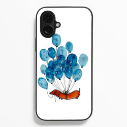 Dachshund And Balloons  -  Phone Case for iPhone 16 Plus