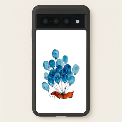 Dachshund And Balloons  -  Phone Case for Google Pixel 7 Pro