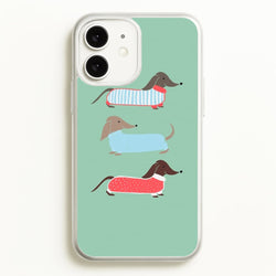 Sausage Dogs in Jumpers  -  Phone Case for iPhone 11