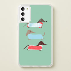 Sausage Dogs in Jumpers  -  Phone Case for Galaxy A41