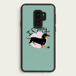 I Love My Dachshund  -  Phone Case for Galaxy S9 Plus