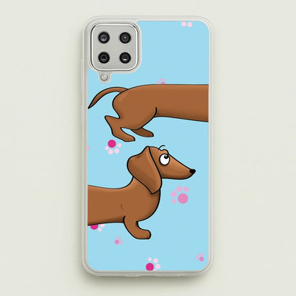 Dachshund 360  -  Phone Case for Galaxy A12