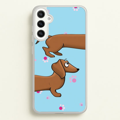 Dachshund 360  -  Phone Case for Galaxy A34