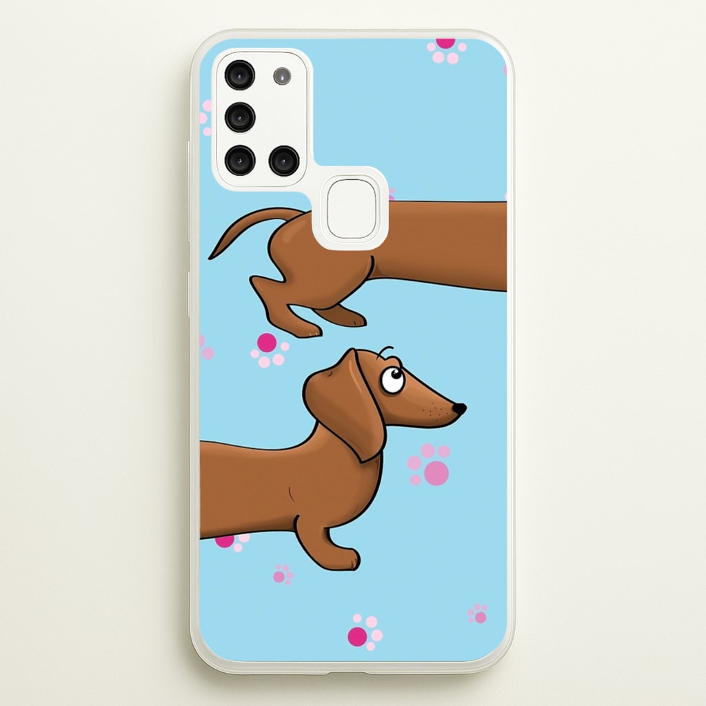 Dachshund 360  -  Phone Case for Galaxy A21s