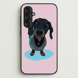 Cartoon Dachshund  -  Phone Case for Galaxy S23FE