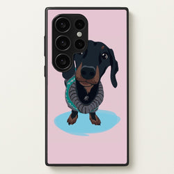 Cartoon Dachshund  -  Phone Case for Galaxy S24 Ultra