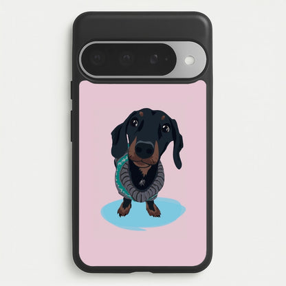 Cartoon Dachshund Phone Case for Google Pixel 10 Pro XL