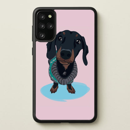 Cartoon Dachshund  -  Phone Case for Galaxy S20 Plus