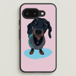 Cartoon Dachshund  -  Phone Case for Google Pixel 9a