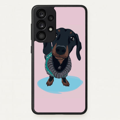 Cartoon Dachshund  -  Phone Case for Galaxy A53