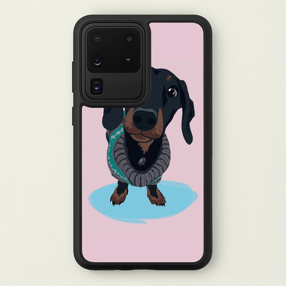 Cartoon Dachshund  -  Phone Case for Galaxy S20 Ultra