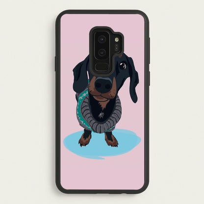 Cartoon Dachshund  -  Phone Case for Galaxy S9 Plus