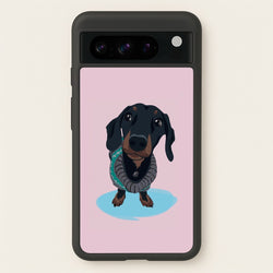 Cartoon Dachshund  -  Phone Case for Google Pixel 8 Pro